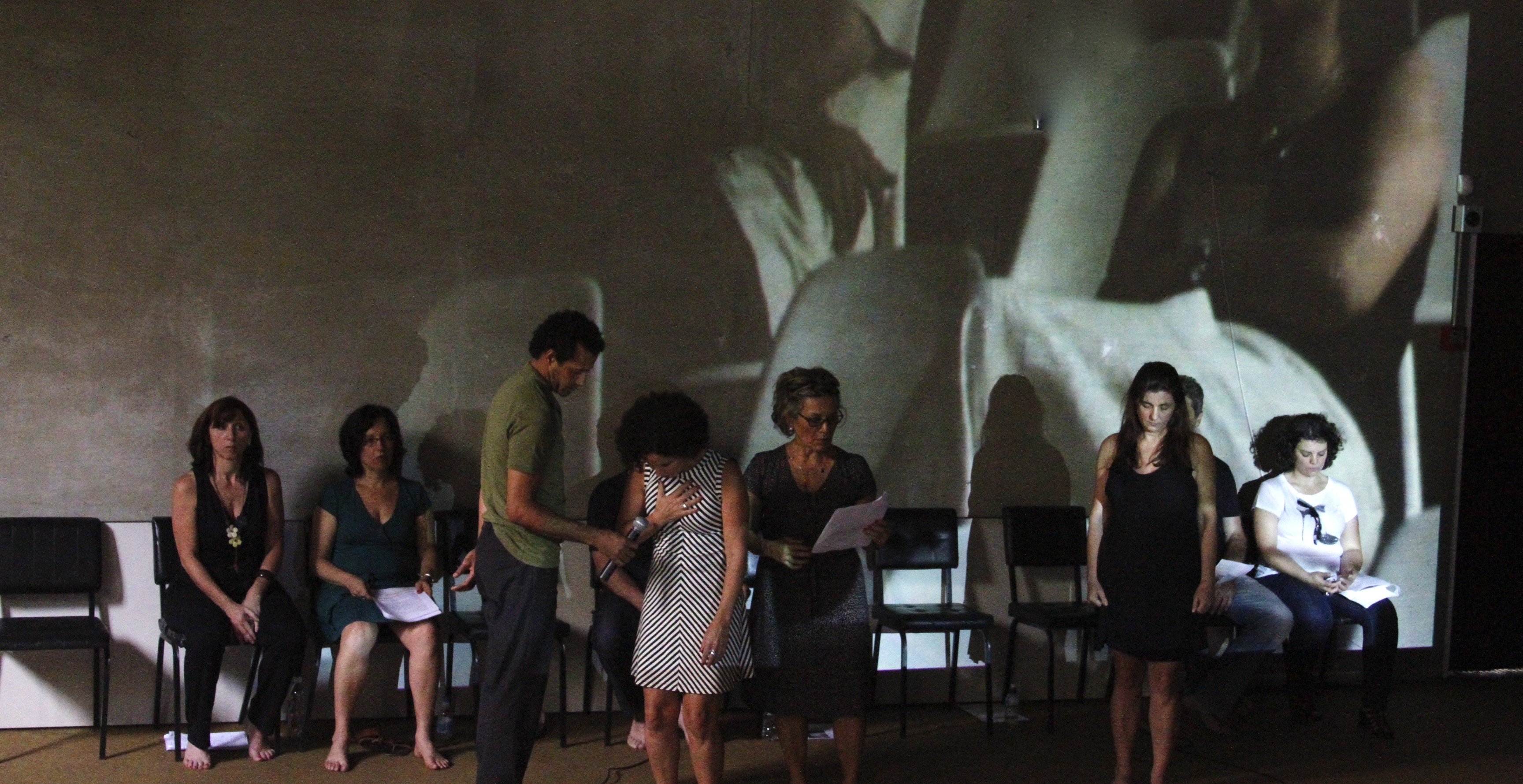 Performance conceitual do Coletivo do Laboratório do Processo Formativo na Jornada Reichiana, Sedes, 2011